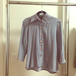 printed, silk ESCADA blouse